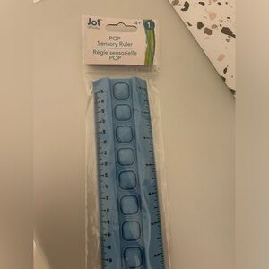 12in Ruler Flexible Sensory Pop Fun School Supply Art Science Classroom Blue‎